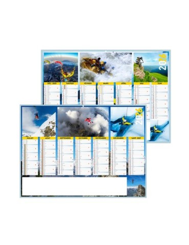 ADRENALINE 2026 - MIDI 430 x 335 mm - LEGER 400G - SANS MARQUAGE - 1 TROU EN TETE 2