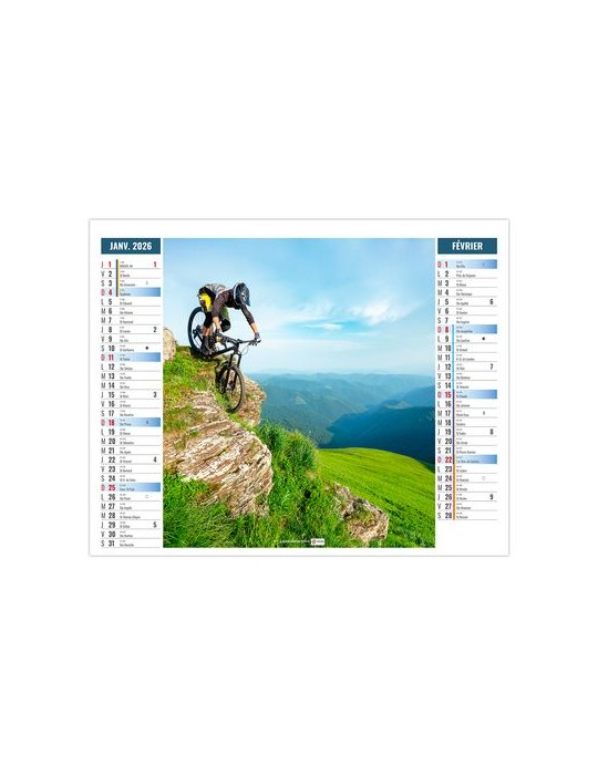 2EN1 - ULTRA 2026 - XXL 474 x 700 mm - MARQUAGE 1 COULEUR