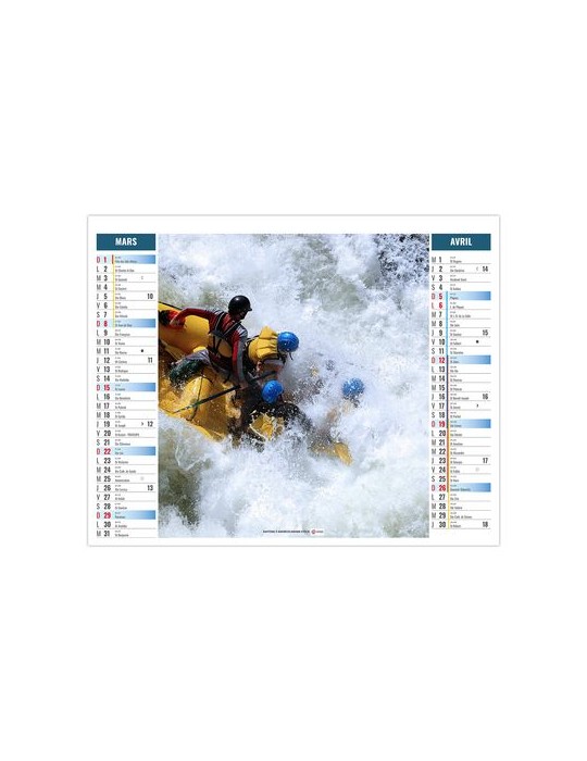 2EN1 - ULTRA 2026 - XXL 474 x 700 mm - MARQUAGE 1 COULEUR