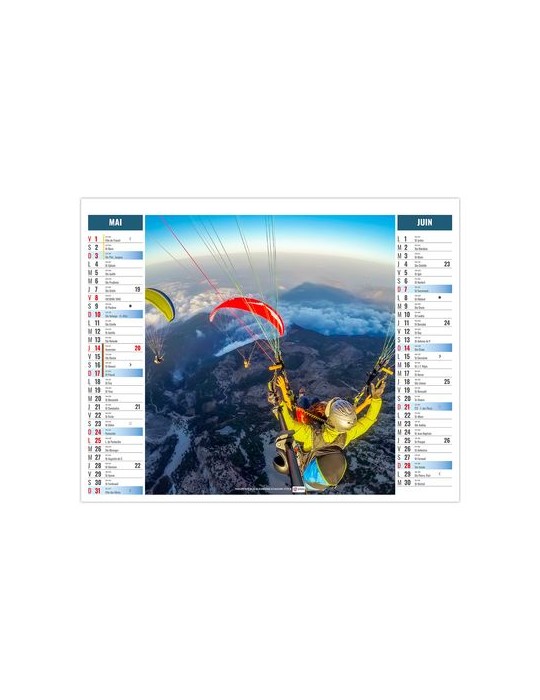 2EN1 - ULTRA 2026 - XXL 474 x 700 mm - MARQUAGE 1 COULEUR