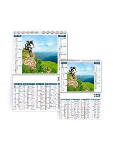 2EN1 - ULTRA 2026 - XXL 474 x 700 mm - MARQUAGE 1 COULEUR 2