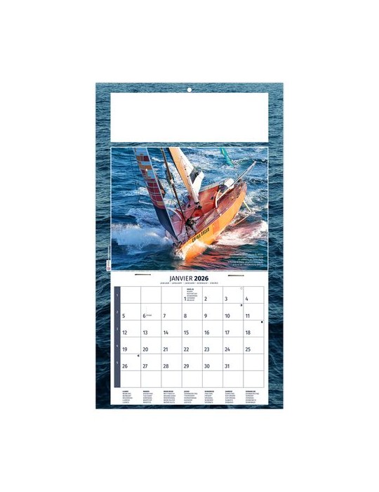 PLAQUE 1 VUE TITOUAN 2026 - DOS CARTON - BLOC B2 - SANS MARQUAGE