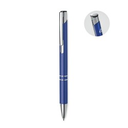 Stylo à bille  en aluminium recyclé personnalisable - BERN RA Matières : aluminium recyclé  Couleurs : bleu royal goodies public