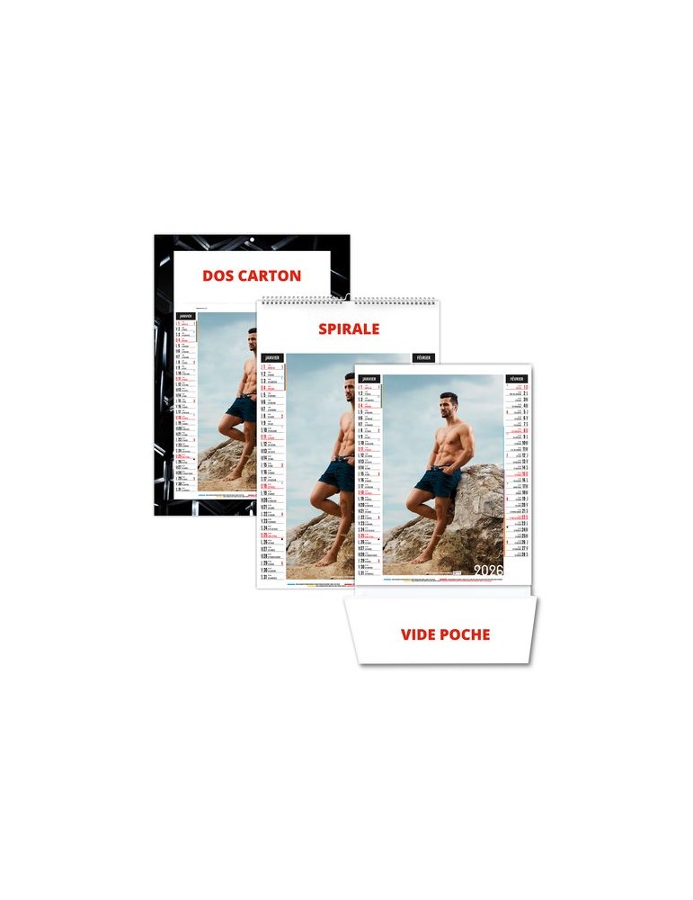 EROS 2026 - 6 FEUILLETS - BLOC SEUL SANS MARQUAGE