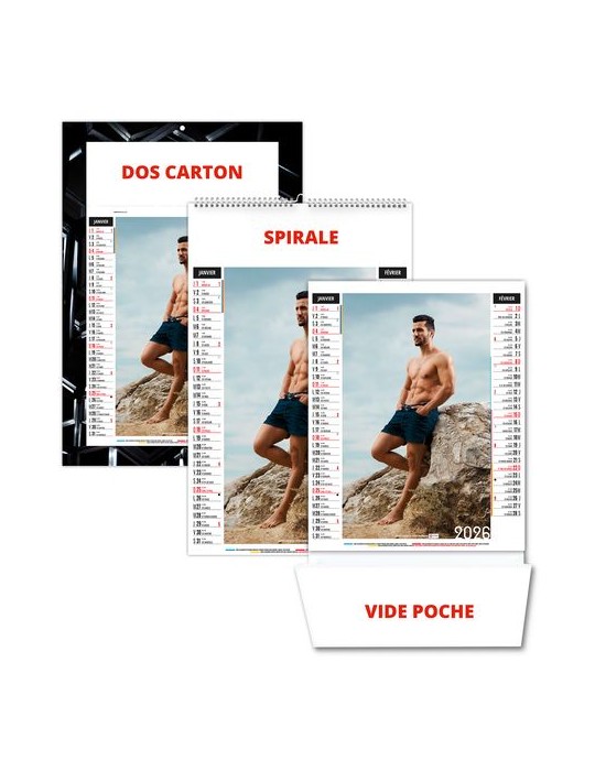 EROS 2026 - 6 FEUILLETS - BLOC SEUL SANS MARQUAGE