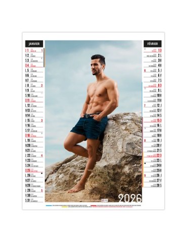 EROS 2026 - 6 FEUILLETS - BLOC SEUL SANS MARQUAGE 2