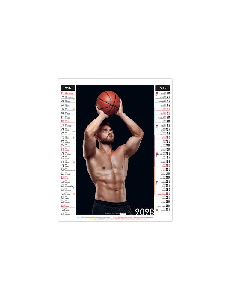 EROS 2026 - 6 FEUILLETS - BLOC SEUL SANS MARQUAGE