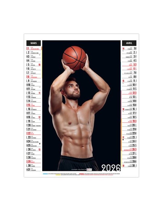 EROS 2026 - 6 FEUILLETS - BLOC SEUL SANS MARQUAGE