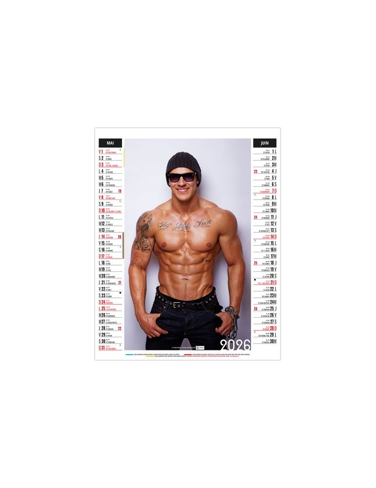 EROS 2026 - 6 FEUILLETS - BLOC SEUL SANS MARQUAGE