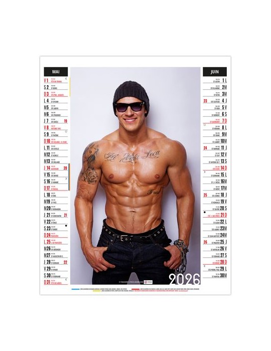 EROS 2026 - 6 FEUILLETS - BLOC SEUL SANS MARQUAGE