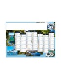 NATURE 2026 - MIDI 430 x 335 mm - LEGER 400G - SANS MARQUAGE - 1 TROU EN TETE livraison express 24h 48h