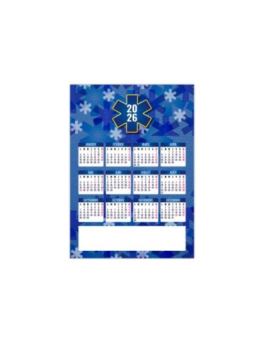 MAG CROIX BLEUE 2026 - MAXI MAGNET 150 x 210 mm - QUADRI 2