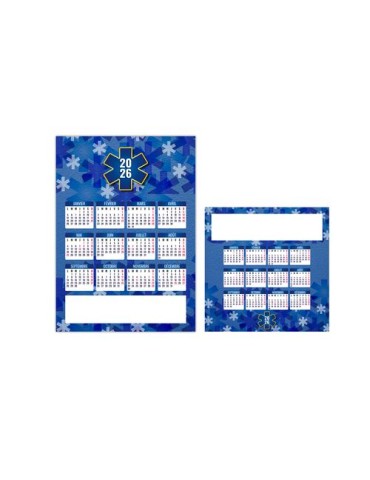 MAG CROIX BLEUE 2026 - MAXI MAGNET 150 x 210 mm - QUADRI 2