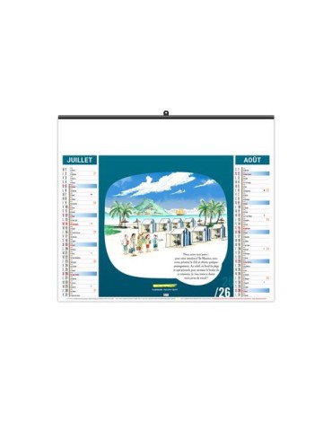 ILLUSTRE ECO - RIRE 2026 - SMALL 480 x 330 mm goodies publicitaire durable