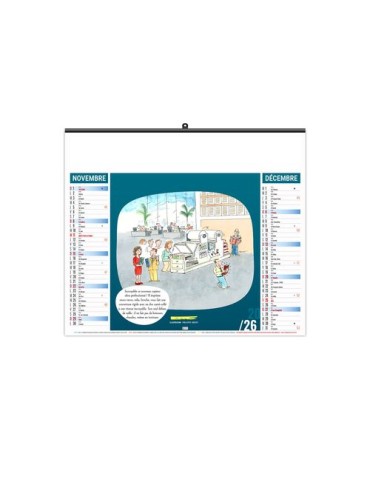 ILLUSTRE ECO - RIRE 2026 - SMALL 480 x 330 mm impression haute définition