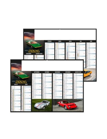 BOLIDES 2026 - MIDI 430 x 335 mm - LEGER 400G - SANS MARQUAGE - 1 TROU EN TETE 2