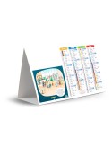 CHEVALET DE COMPTOIR - BLAGUE 2026 - QUADRI personnalisable avec votre logo