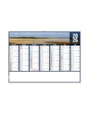 LIBERTE GRAND-EST 2026 - MIDI 430 x 335 mm - LEGER 400G - SANS MARQUAGE - 1 TROU EN TETE livraison express 24h 48h