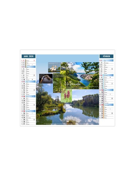 2EN1 - DEBIT 2026 - SMALL 330 x 470 mm - MARQUAGE 1 COULEUR