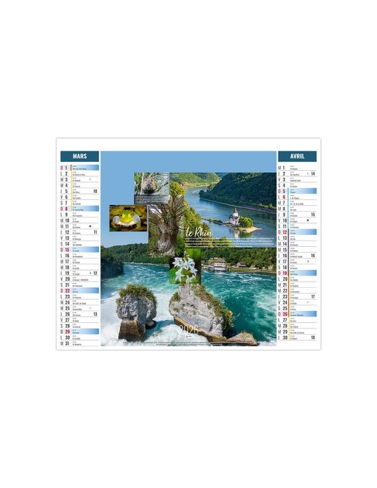 2EN1 - DEBIT 2026 - SMALL 330 x 470 mm - MARQUAGE 1 COULEUR