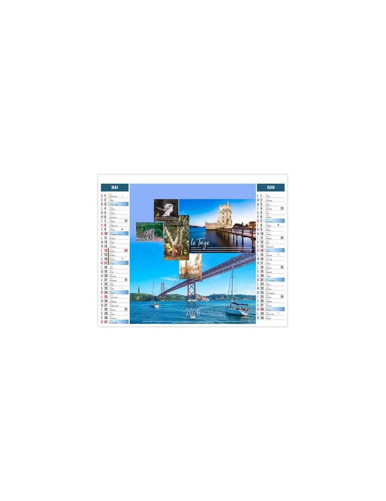 2EN1 - DEBIT 2026 - SMALL 330 x 470 mm - MARQUAGE 1 COULEUR