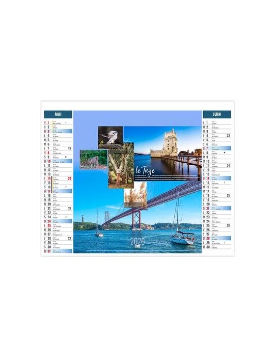 2EN1 - DEBIT 2026 - SMALL 330 x 470 mm - MARQUAGE 1 COULEUR