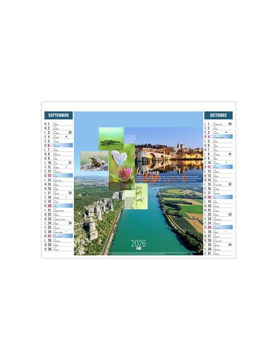 2EN1 - DEBIT 2026 - SMALL 330 x 470 mm - MARQUAGE 1 COULEUR