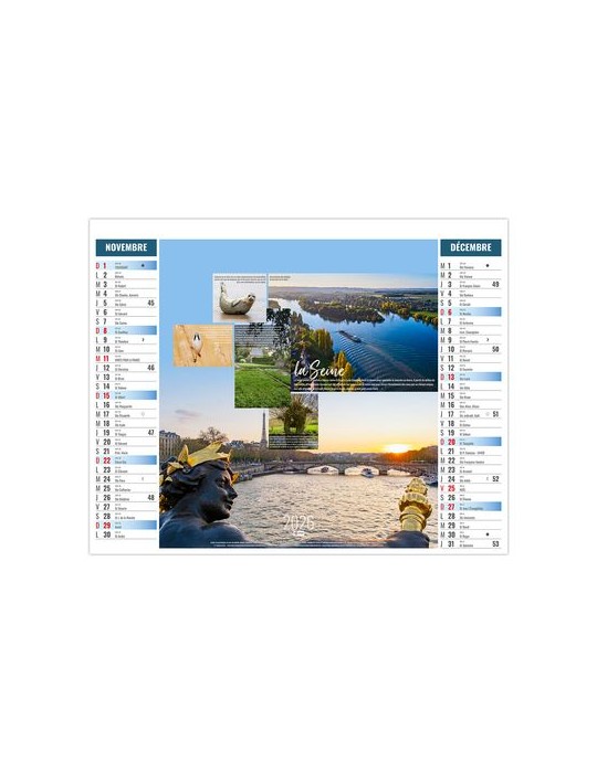 2EN1 - DEBIT 2026 - SMALL 330 x 470 mm - MARQUAGE 1 COULEUR