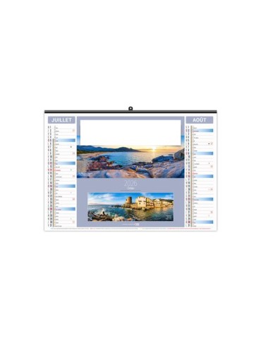 ILLUSTRE ECO - PANORAMA 2026 - SMALL 480 x 330 mm personnalisation rapide en France