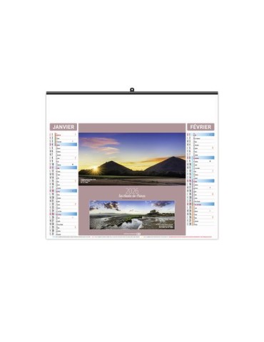ILLUSTRE ECO - PANORAMA 2026 - SMALL 480 x 330 mm marquage couleur éclatante