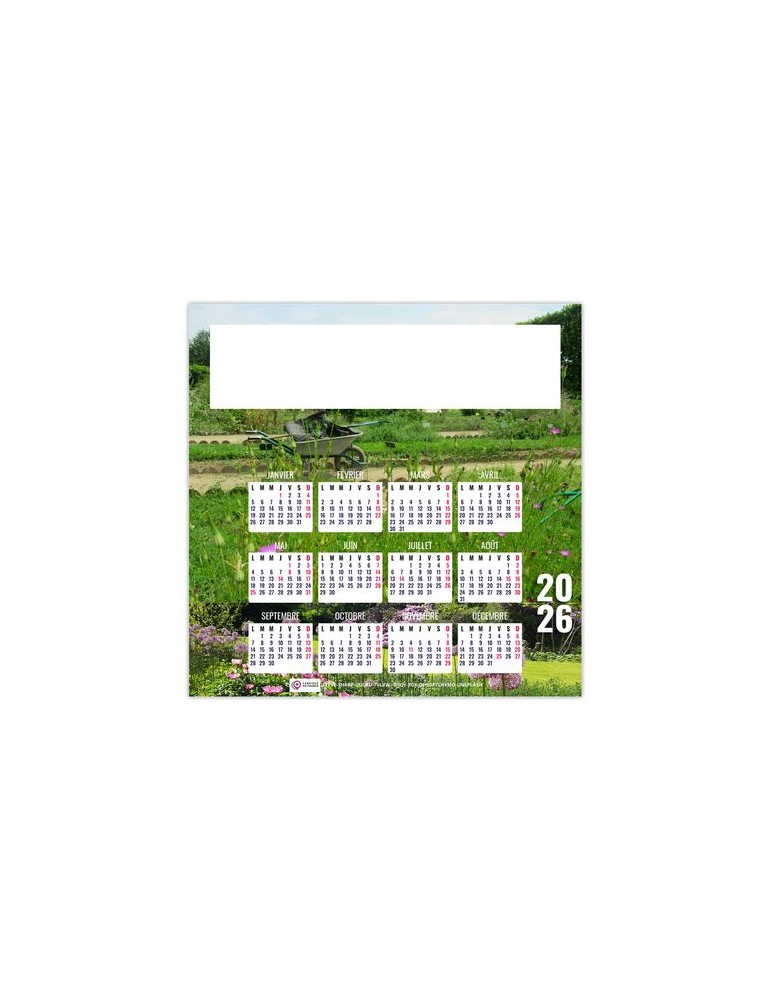 MAG JARDIN 2026 - MINI MAGNET 140 x 140 mm - QUADRI