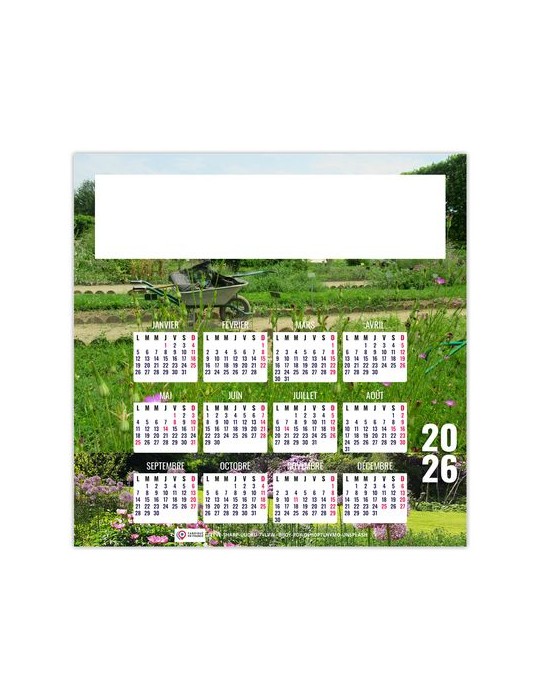 MAG JARDIN 2026 - MINI MAGNET 140 x 140 mm - QUADRI