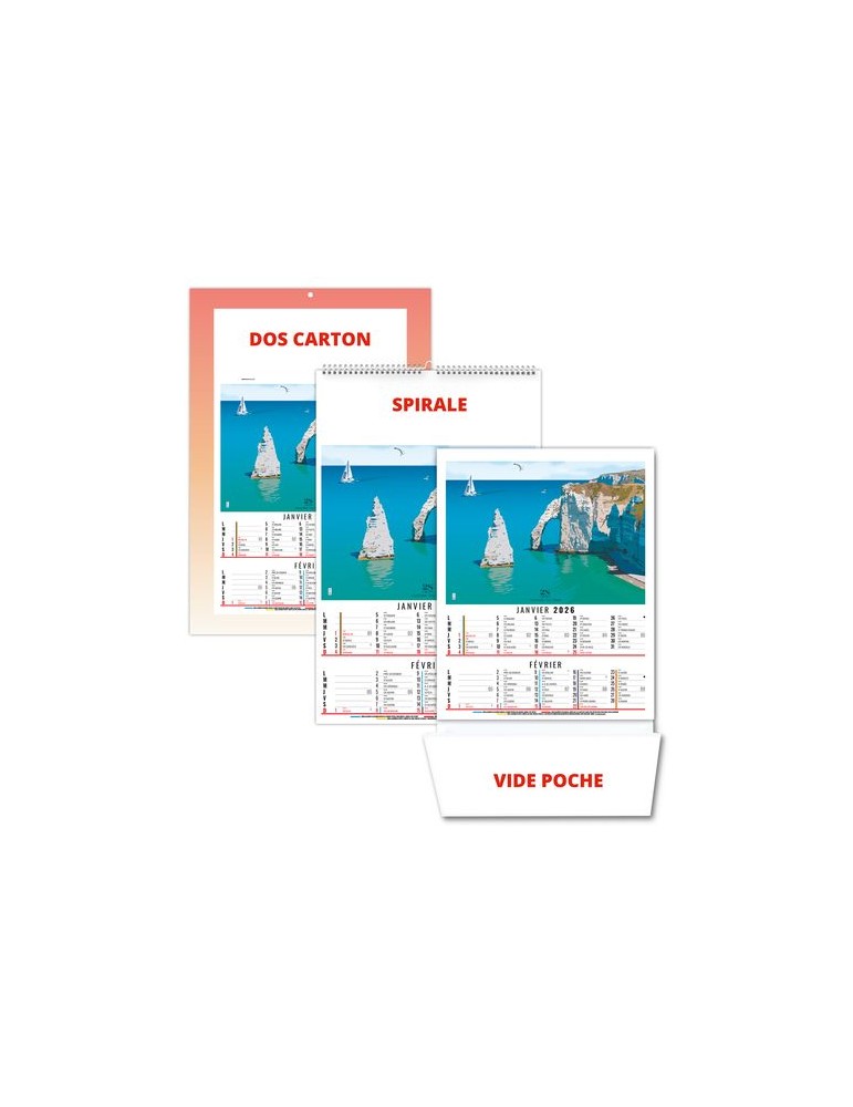 DIANE 2026 - 6 FEUILLETS - BLOC SEUL SANS MARQUAGE