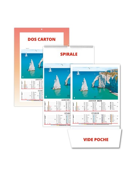 DIANE 2026 - 6 FEUILLETS - BLOC SEUL SANS MARQUAGE