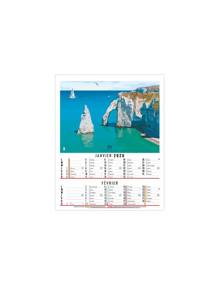 DIANE 2026 - 6 FEUILLETS - BLOC SEUL SANS MARQUAGE