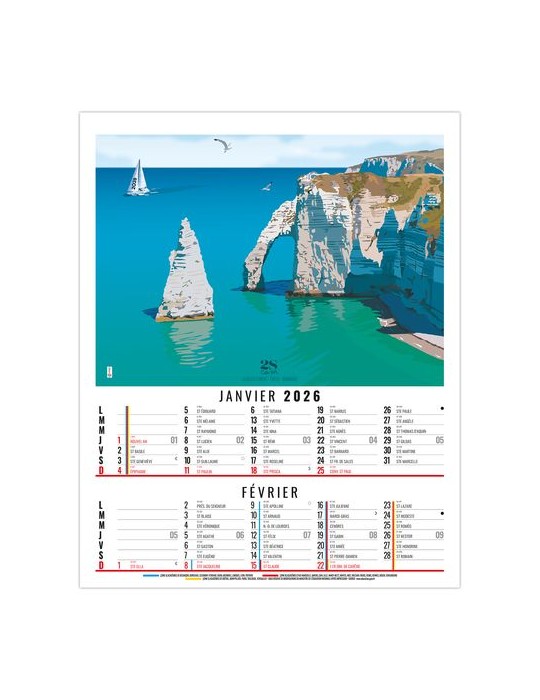 DIANE 2026 - 6 FEUILLETS - BLOC SEUL SANS MARQUAGE