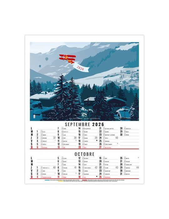 DIANE 2026 - 6 FEUILLETS - BLOC SEUL SANS MARQUAGE