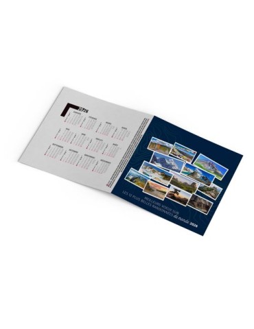 CARTE DE VOEUX - RANDONNEES 2026  AVEC ENVELOPPE - SANS MARQUAGE 2