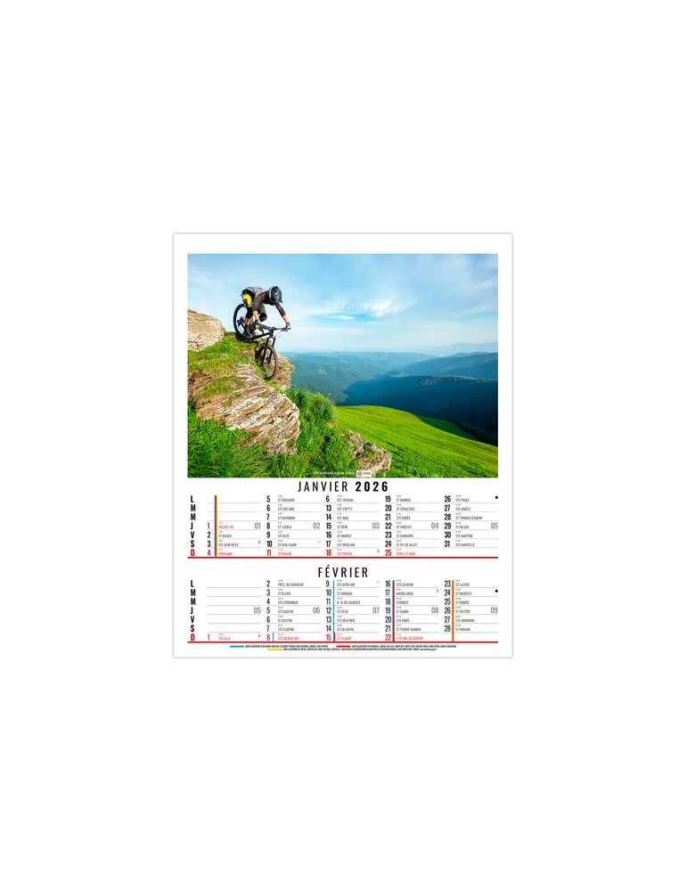 PIERRE 2026 - 6 FEUILLETS - BLOC SEUL SANS MARQUAGE