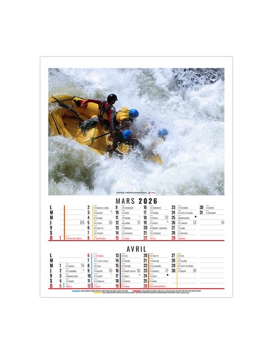 PIERRE 2026 - 6 FEUILLETS - BLOC SEUL SANS MARQUAGE