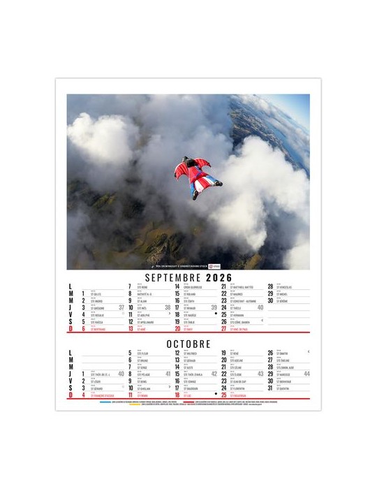 PIERRE 2026 - 6 FEUILLETS - BLOC SEUL SANS MARQUAGE