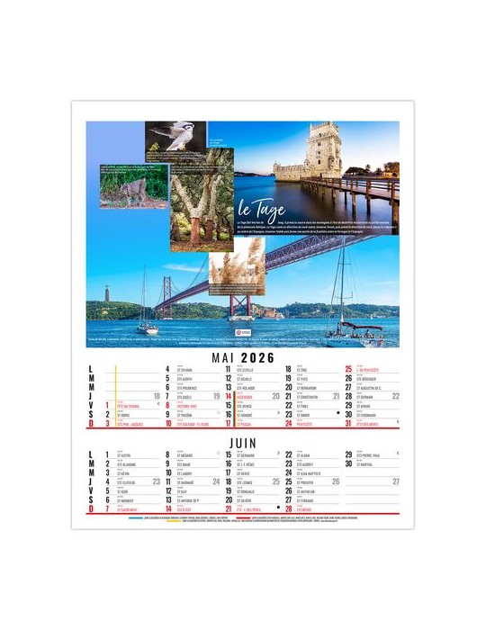 THEO 2026 - 6 FEUILLETS - BLOC SEUL SANS MARQUAGE