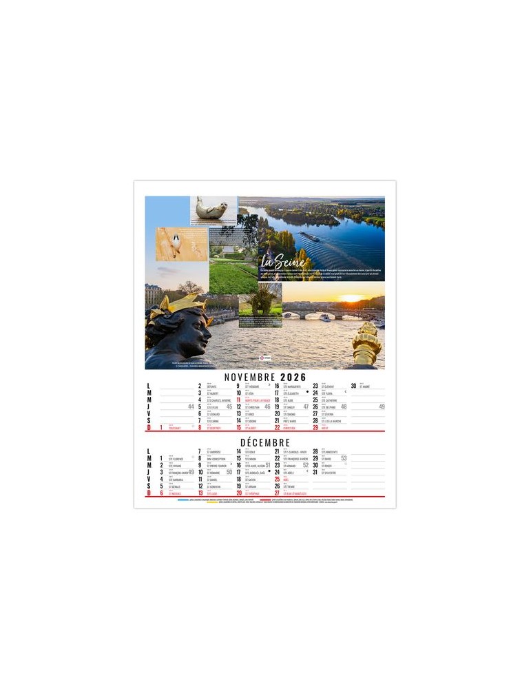 THEO 2026 - 6 FEUILLETS - BLOC SEUL SANS MARQUAGE