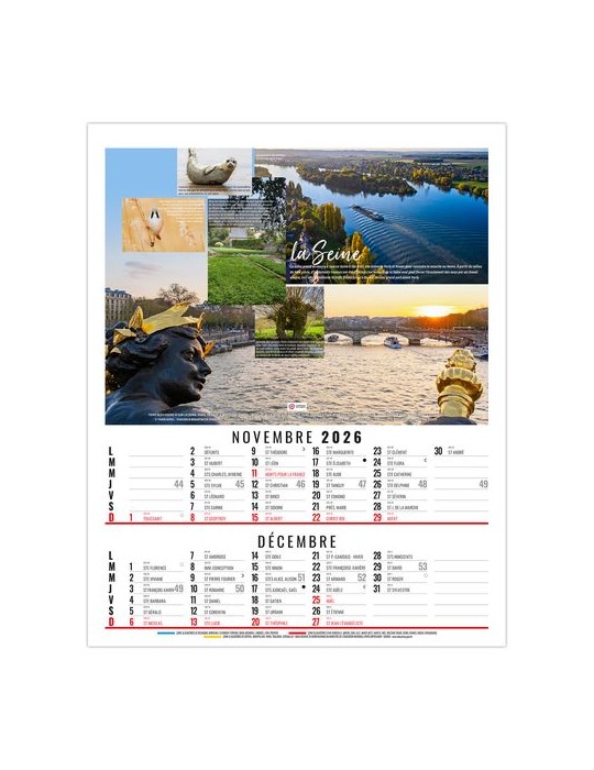 THEO 2026 - 6 FEUILLETS - BLOC SEUL SANS MARQUAGE