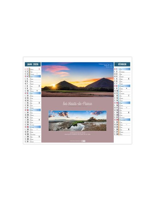 2EN1 - ECHAPPEES 2026 - SMALL 330 x 470 mm - MARQUAGE 1 COULEUR