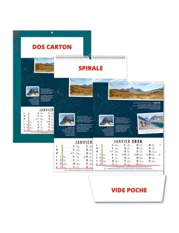 HUBERT 2026 - 12 FEUILLETS - BLOC SEUL SANS MARQUAGE