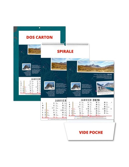 HUBERT 2026 - 12 FEUILLETS - BLOC SEUL SANS MARQUAGE