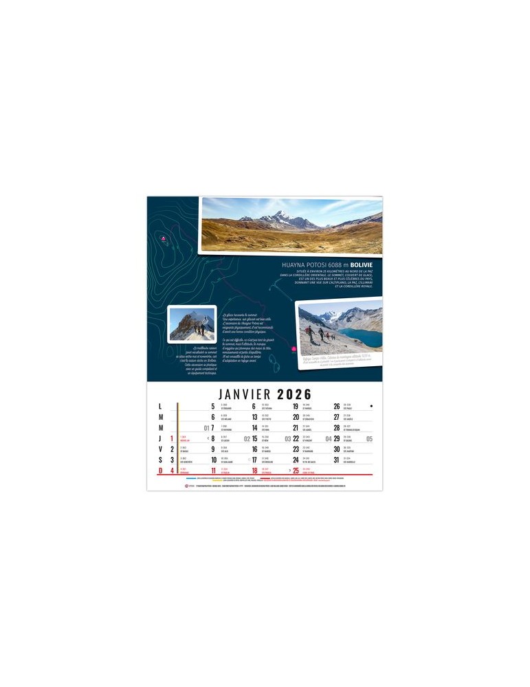 HUBERT 2026 - 12 FEUILLETS - BLOC SEUL SANS MARQUAGE