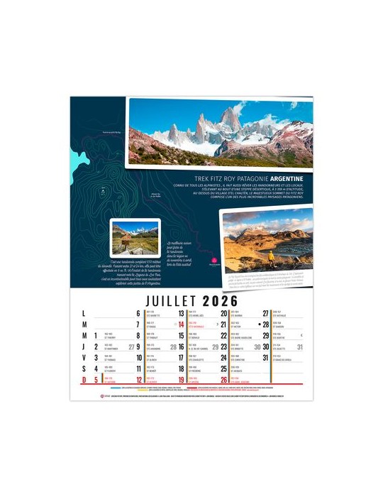 HUBERT 2026 - 12 FEUILLETS - BLOC SEUL SANS MARQUAGE