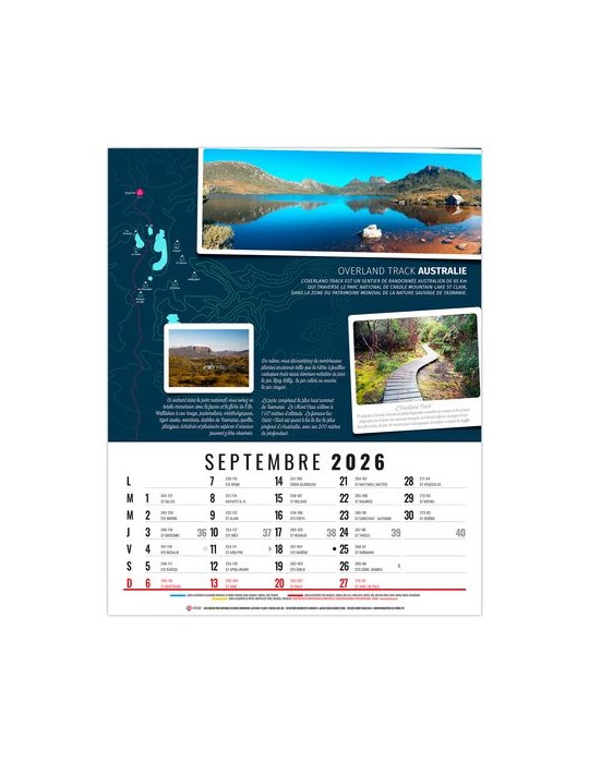 HUBERT 2026 - 12 FEUILLETS - BLOC SEUL SANS MARQUAGE